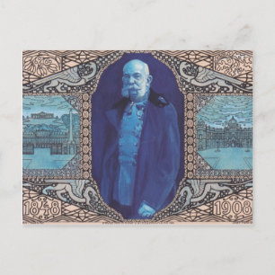 Koloman Moser-design för jubileumskort Vykort