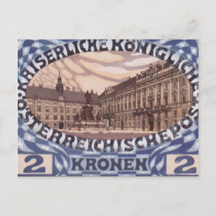 Koloman Moser- Design för österrikiskt jubileumsfr Vykort