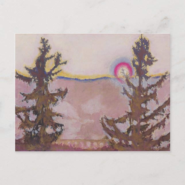 Koloman Moser- Liggande i semmering Vykort (Framsida)