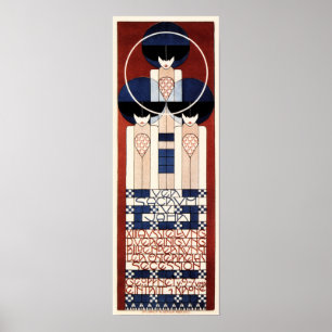 KOLOMAN MOSER V Sacrum V Jahr Wiensektioner Poster