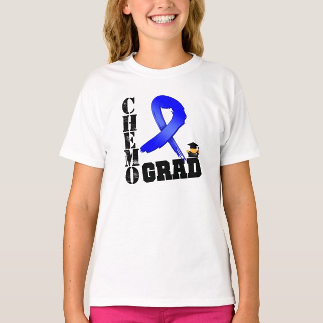 Koloncancer akademikra Chemo Tee (Framsida)