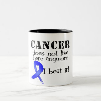 Koloncancer bor inte här Anymore Två-Tonad Mugg