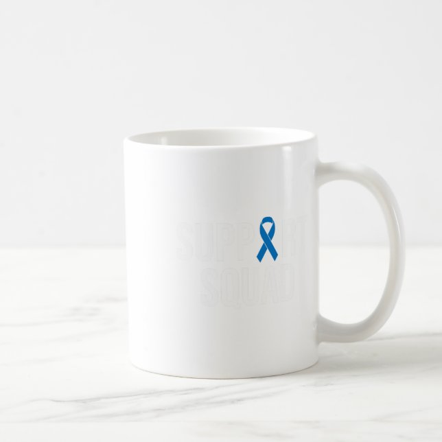 Koloncancer Colon Cancer Blue - Blåband Kaffemugg (Höger)