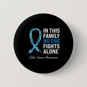 Koloncancer Colon Cancer Blue - Blåband Knapp
