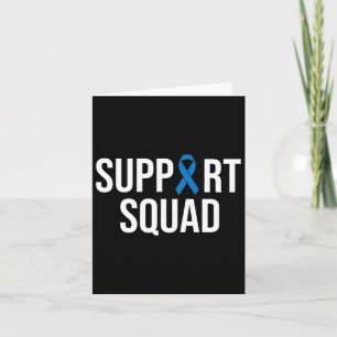 Koloncancer Colon Cancer Blue - Blåband Kort