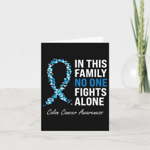 Koloncancer Colon Cancer Blue - Blåband Kort