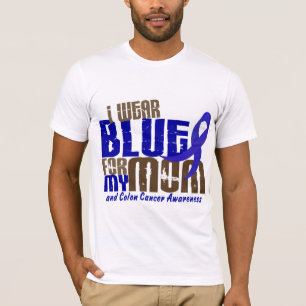 Koloncancer HA PÅ SIG JAG BLÅTT FÖR MIN MAMMA 6 T-shirt