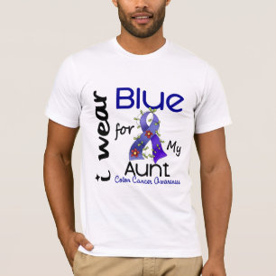 Koloncancer ha på sig jag blått för min moster  tee