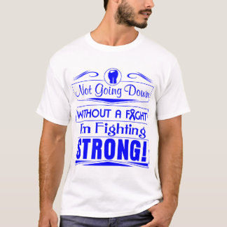 Koloncancer mig slåss för förmiddag som är starkt t shirt