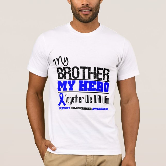 Koloncancer min broder min hjälte tee (Framsida)