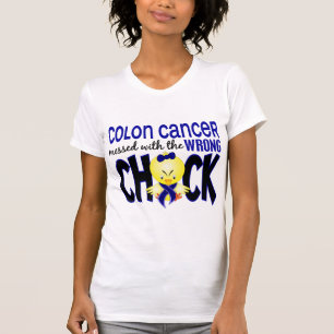 Koloncancer röra med den fla chicken tröja