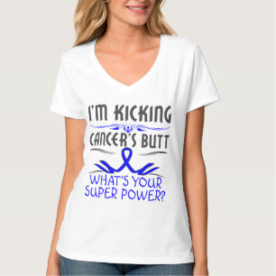 Koloncancer som sparkar cancerändatoppen, driver tee