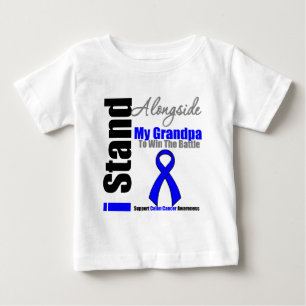 Koloncancer står jag tillsammans med min morfar t shirt