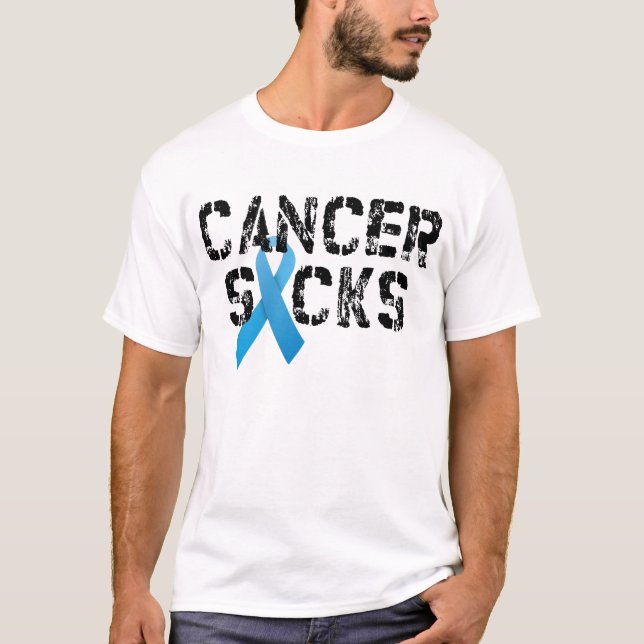 Koloncancer suger t-shirt (Framsida)