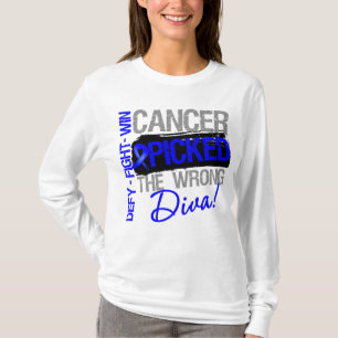 Koloncancer valde den fla divaen tröja