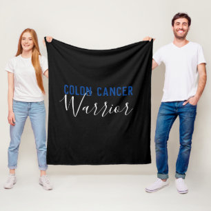 Koloncancerkrigare Fleecefilt