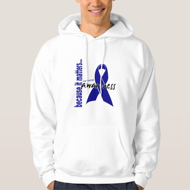 Koloncancermedvetenhet Hoodie (Framsida)