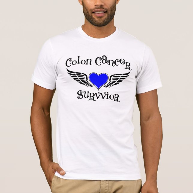 Koloncanceröverlevande T Shirt (Framsida)