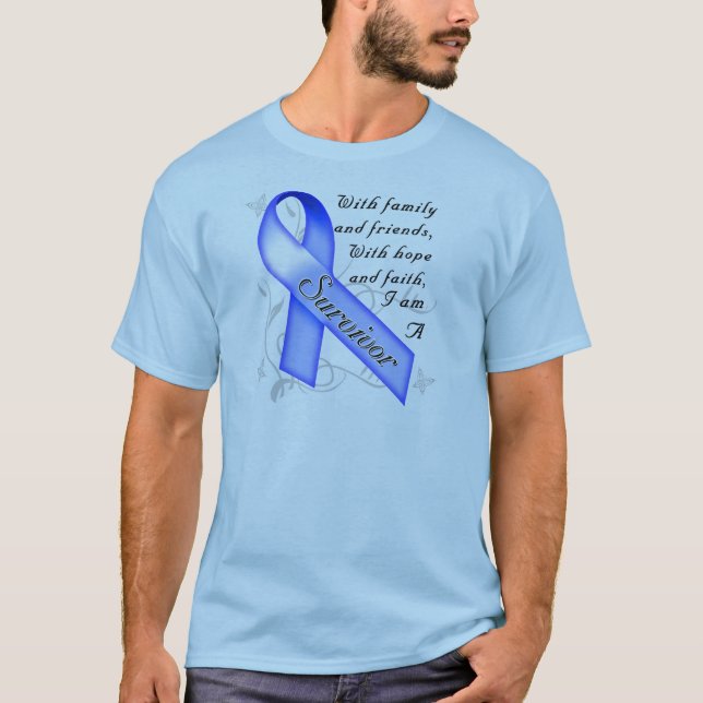 Koloncanceröverlevande T-shirt (Framsida)