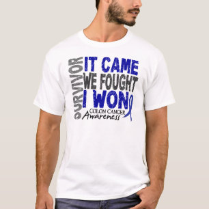 Koloncanceröverlevanden som det kom oss, slogs mi tee