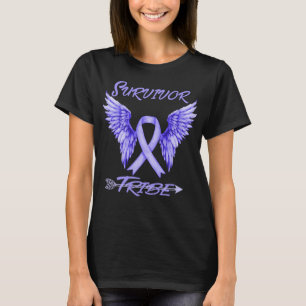 koloncanceröverlevnadstest, kolorektal cancer t shirt