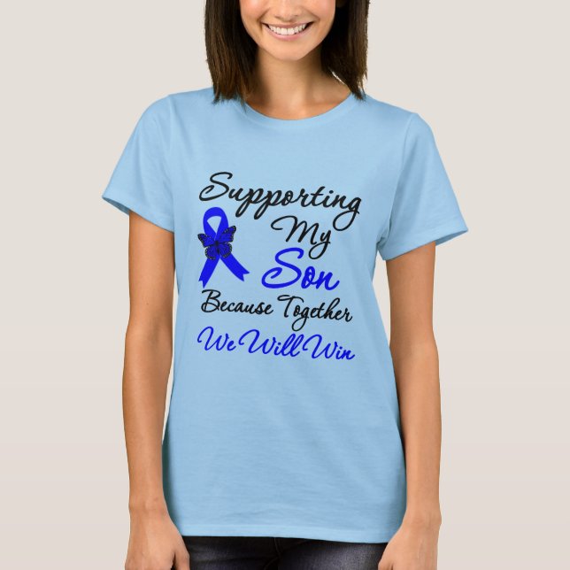 Koloncancerservice (sonen) t-shirt (Framsida)