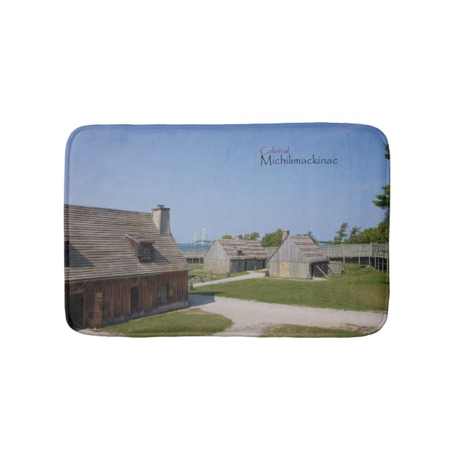 Kolonial Michilimackinac bathmat Badrumsmatta (Framsidan)