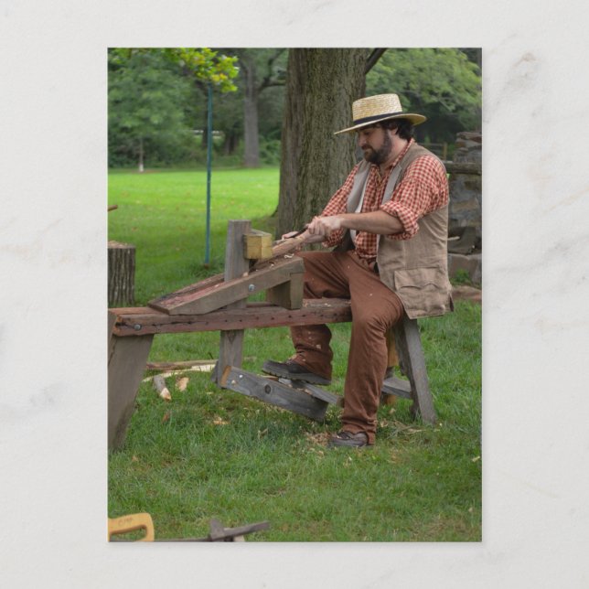 Kolonial snickerivykort vykort (Framsida)