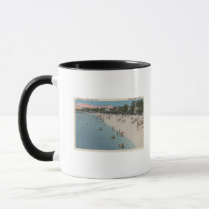 Kolonial strand, VA - solbada & simma plats Mugg