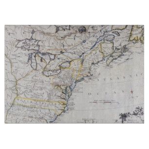 KOLONIALA AMERIKA: KARTA c1770