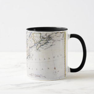 KOLONIALA AMERIKA: KARTA c1770 Mugg