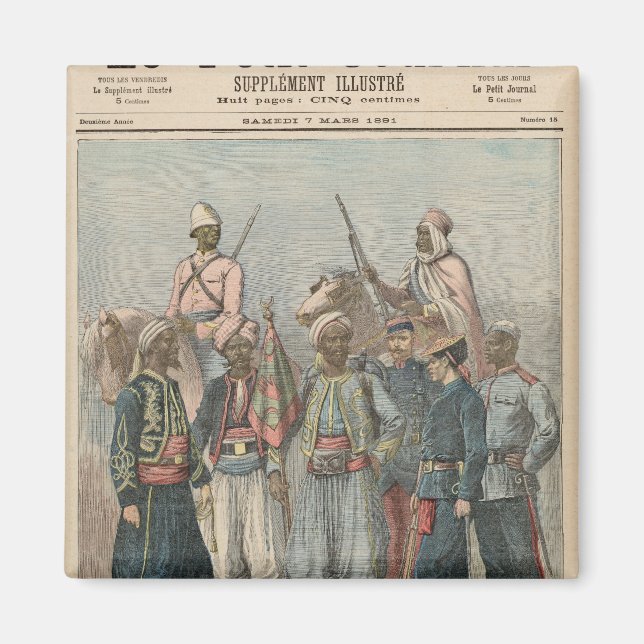 Kolonialarmén Magnet (Framsidan)