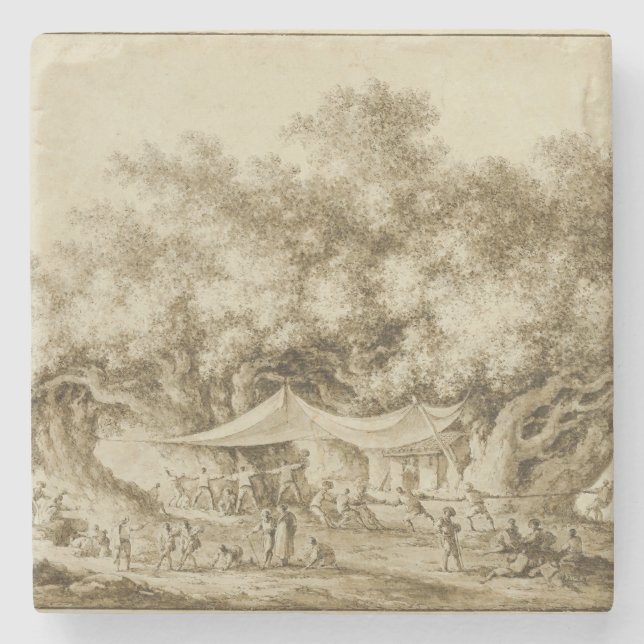 kolonialdagar stenunderlägg (Framsidan)