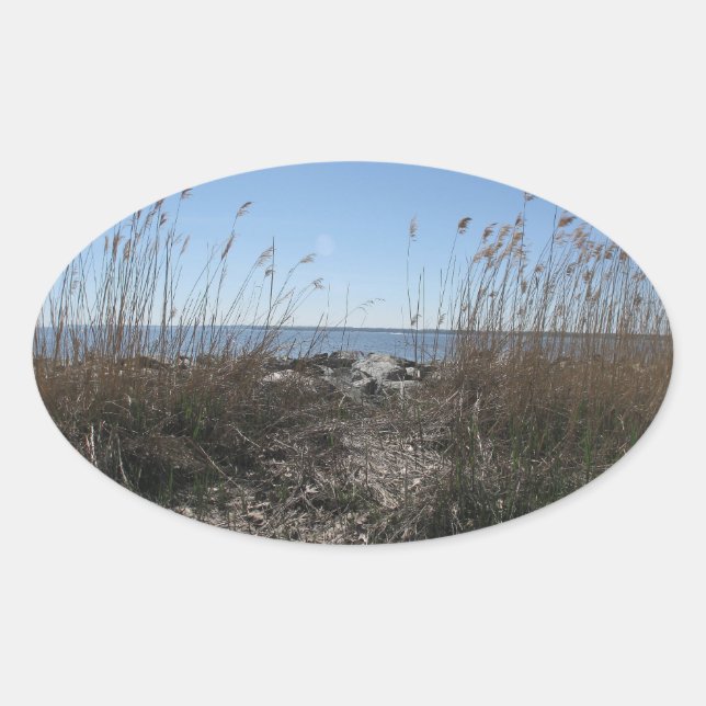 Kolonialområde 1 ovalt klistermärke (Framsida)