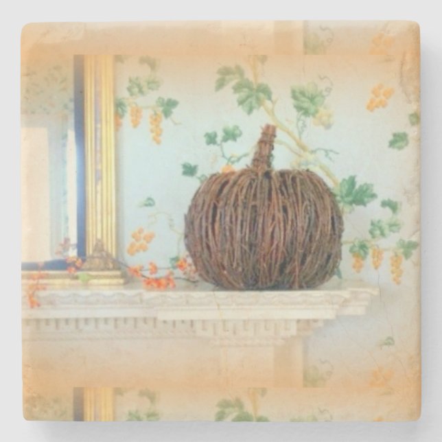 kolonialpumpa, basket marble-magnet stenunderlägg (Framsidan)