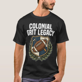 KOLONIALT ARV - NEW ENGLAND-FOTBOLL T SHIRT
