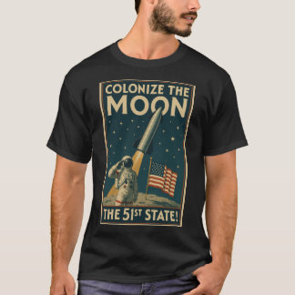 Kolonisera Måne T Shirt