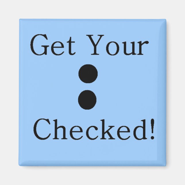 Kolonkontroll Magnet (Framsidan)