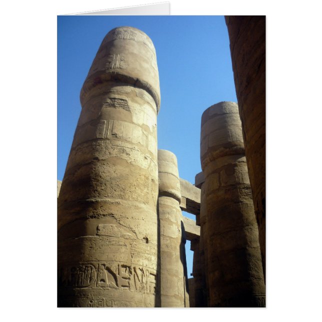 kolonn karnak hälsningskort (Framsidan)