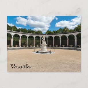 Kolonnadlund i Versailles trädgårdar Vykort