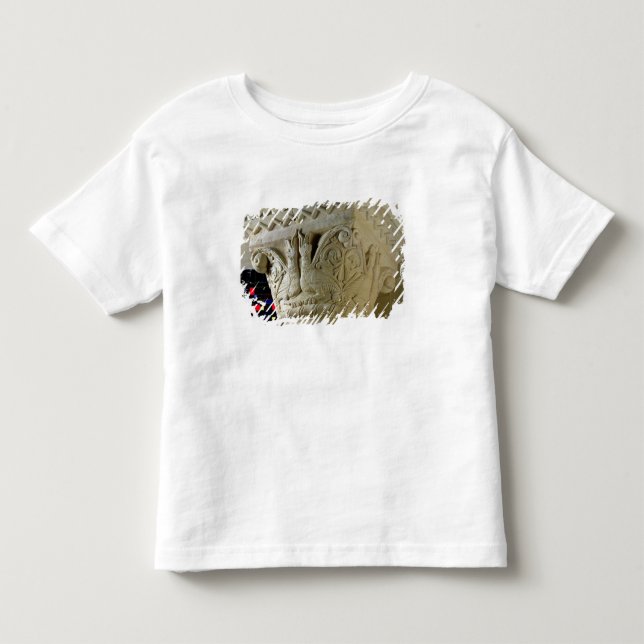 Kolonnhuvudstad uthärda den symmetrically ordnade t-shirt (Framsida)