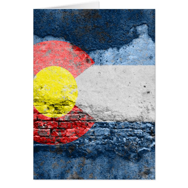 kolorado flagga bricka OBS kort (Framsidan)