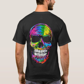 Kolorent skalle t shirt