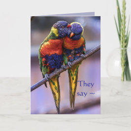 KOLORFUL COUPLE ANNIVERSARY CARD KORT
