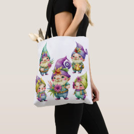 KOLORFUL CUTE MARDI GRAS GNOMES TYGKASSE