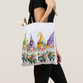 KOLORFUL CUTE MARDI GRAS GNOMES TYGKASSE