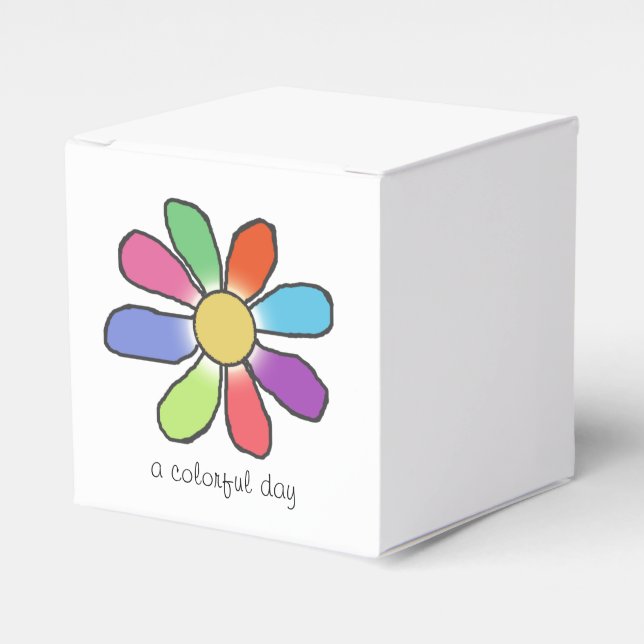 KOLORFUL DAY Graphics Flower Presentaskar (Framsidan Sidan)