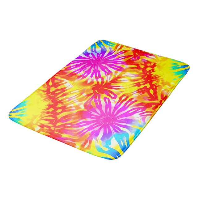 KOLORFUL SOMMER DESIGN TIE-DYE BADRUMSMATTA (Vinklad)