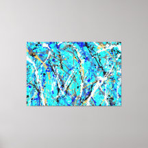 KOLORFUL SPLATTER LXV - Åtgärdsmålning - Abstrakt-