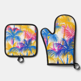 KOLORFUL TROPICAL RETRO HANDFLATAN TRÄD